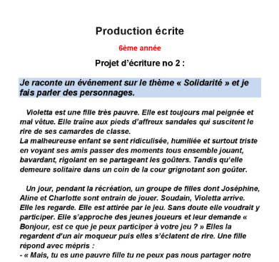 Tunitests Tn Cours Production Crite Me Ann E Primaire